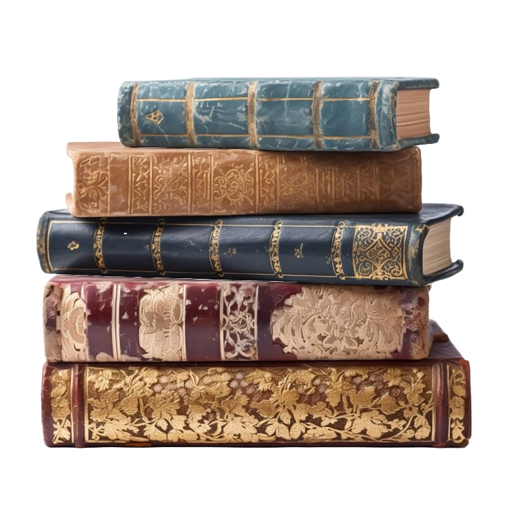 Stacked Books